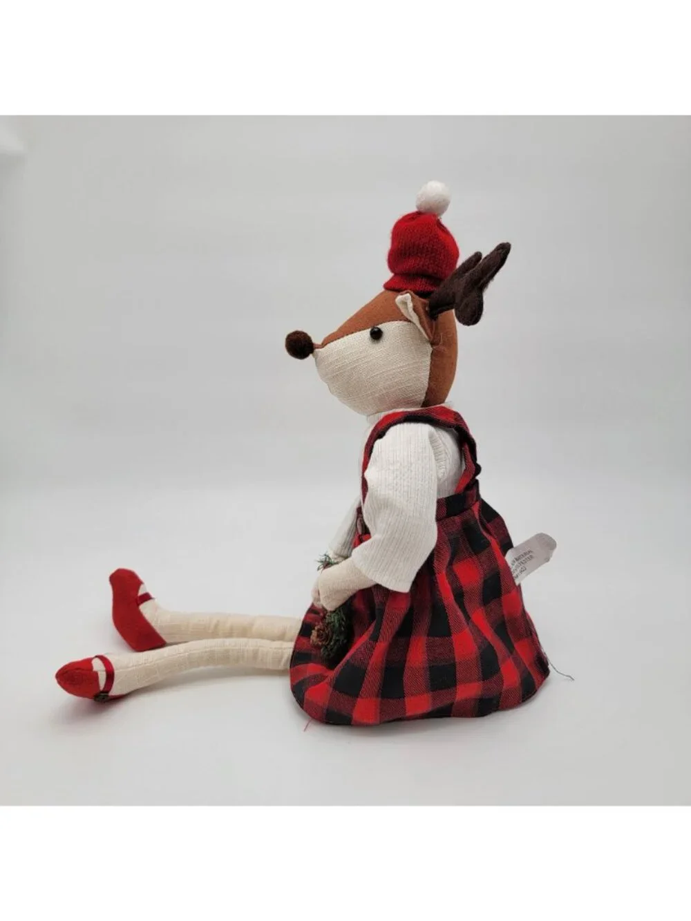 Pier 1 Imports Weighted Reindeer Christmas Decoration